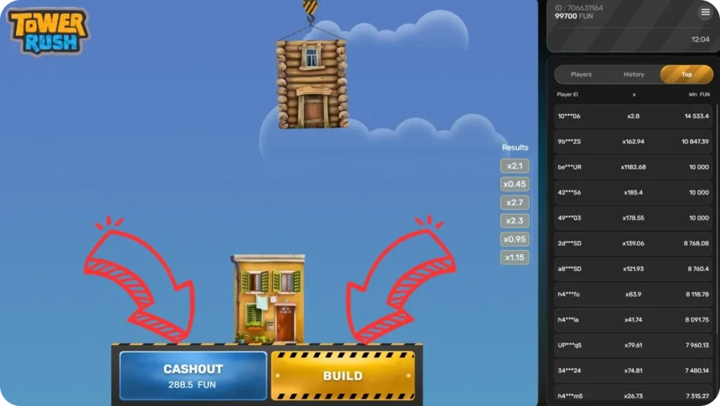 Tower Rush rtp